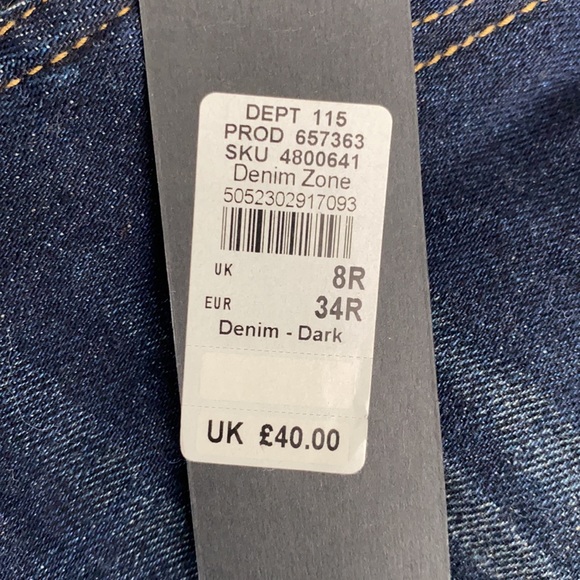 River Island Daisy Slim jean, size UK8 - Picture 5 of 5